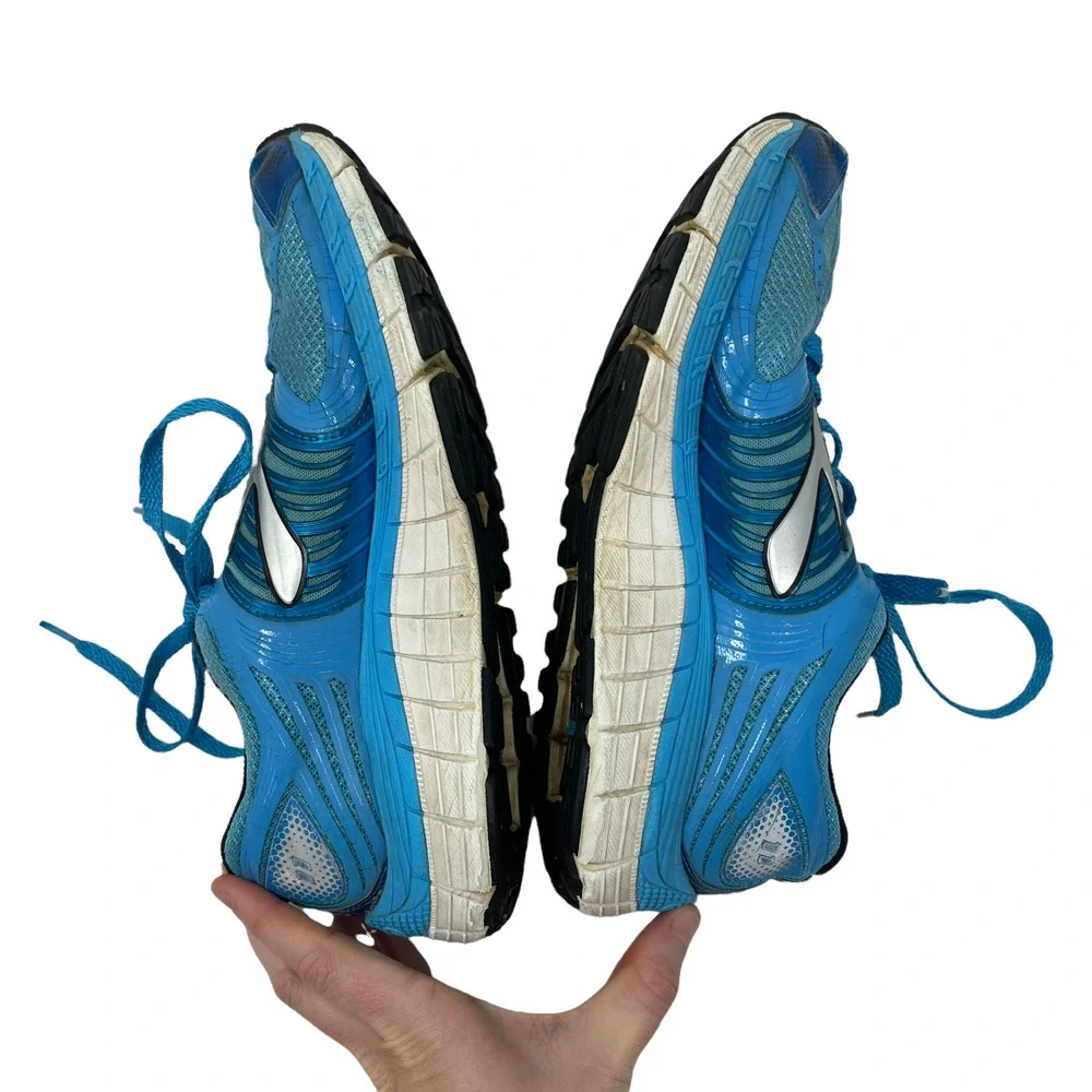 Brooks Glycerin 11 Blue Black Running Shoes Sneakers 1201372A560 Women 10 Narrow